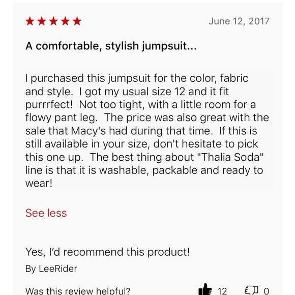 Thalia Sodi Tie Waist Jumpsuit NWT ❤️ - Picture 5 of 6